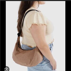 BAGGU Medium Crescent Bag Taupe